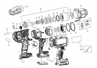 Dewalt DCF900N CORDLESS IMPACT WRENCH DCF900N SPARE PARTS